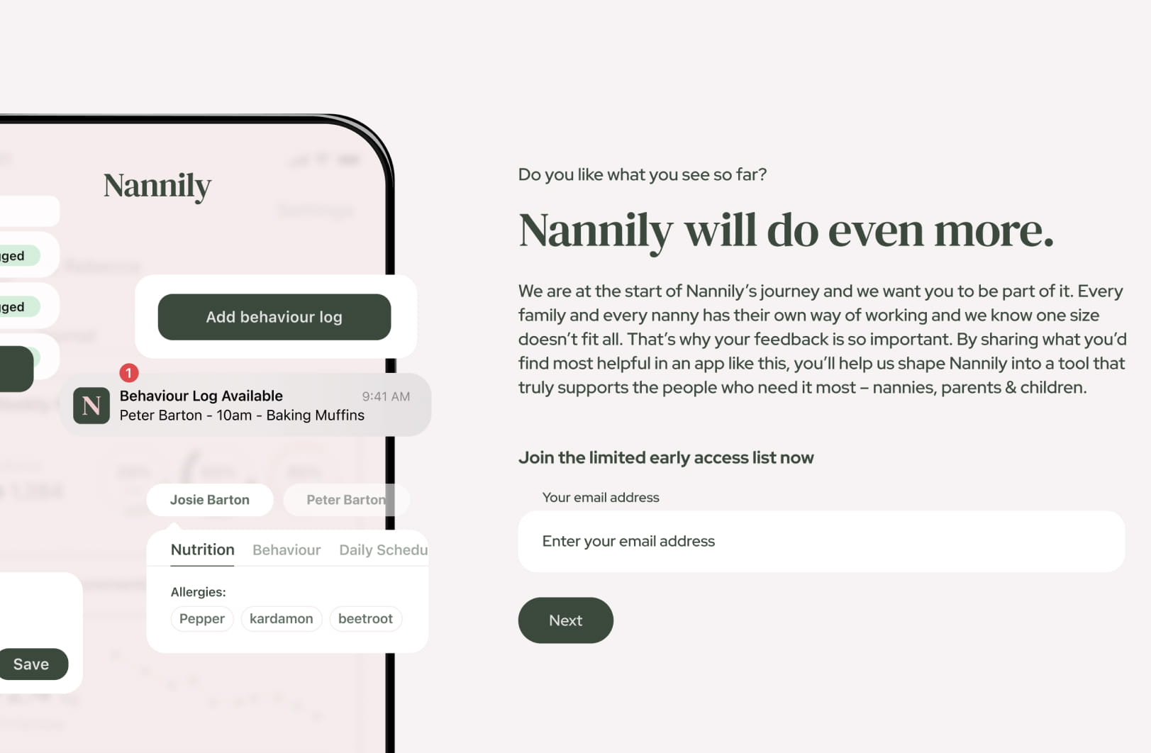 Rich animation-led call to action blocks