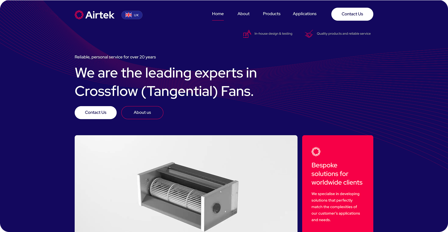 Airtek project preview