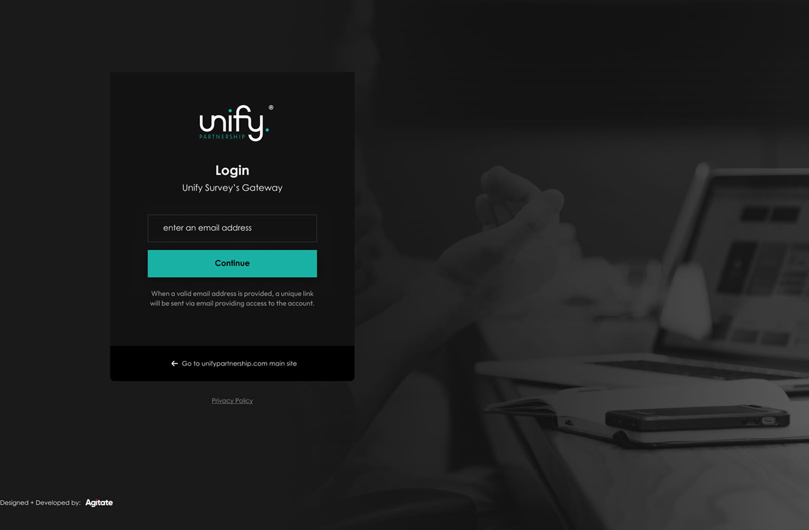 Magic link secure login system
