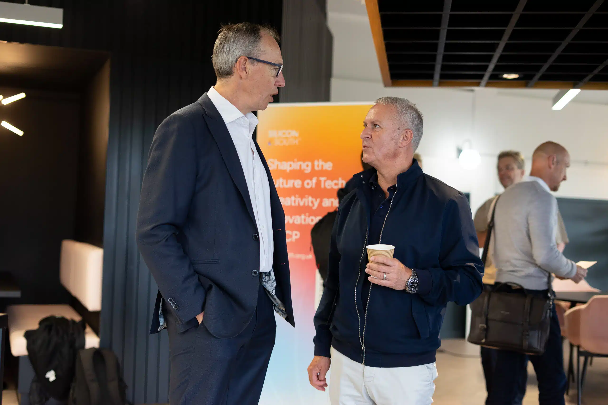 Anthony Story and Ian Girling at Silicon South Refocus Event